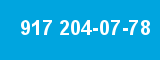 917 204-07-78 917 204-07-78